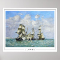 Poster d'art Eugène Boudin Zedign #69-2