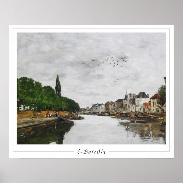 Poster d'art Eugène Boudin Zedign #89-2 (Devant)