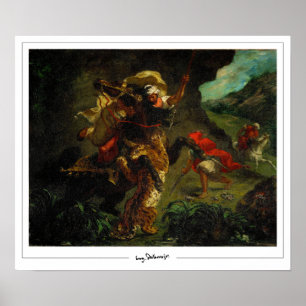 Poster d'art Eugène Delacroix Zedign #5