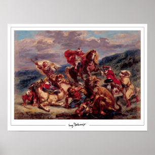Poster d'art Eugène Delacroix Zedign #97