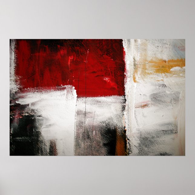 Poster d'art expressionniste Abstrait Imprimantes  (Devant)