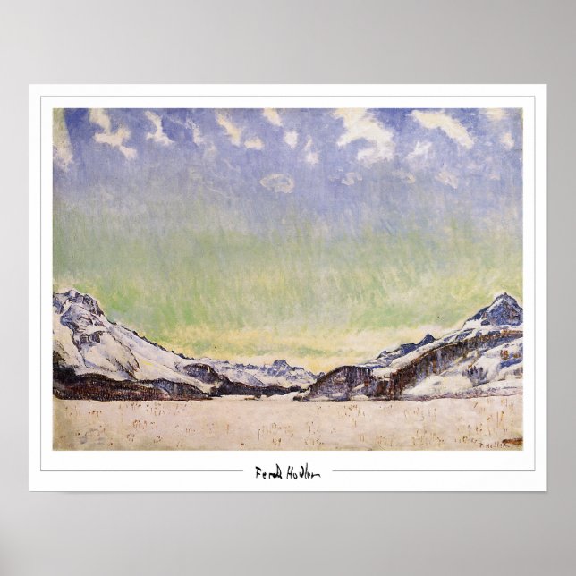 Poster d'art Ferdinand Hodler Zedign #101 (Devant)