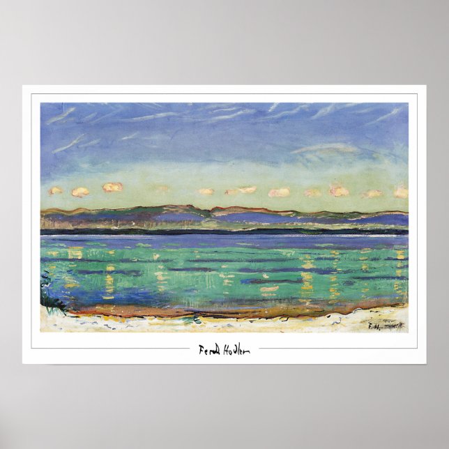 Poster d'art Ferdinand Hodler Zedign #159 (Devant)