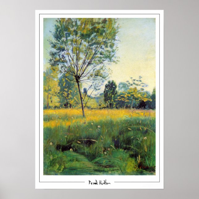 Poster d'art Ferdinand Hodler Zedign #16 (Devant)