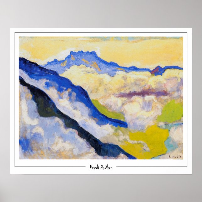 Poster d'art Ferdinand Hodler Zedign #168 (Devant)
