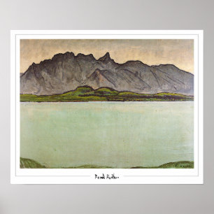 Poster d'art Ferdinand Hodler Zedign #248