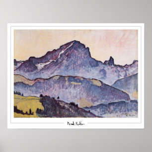 Poster d'art Ferdinand Hodler Zedign #25