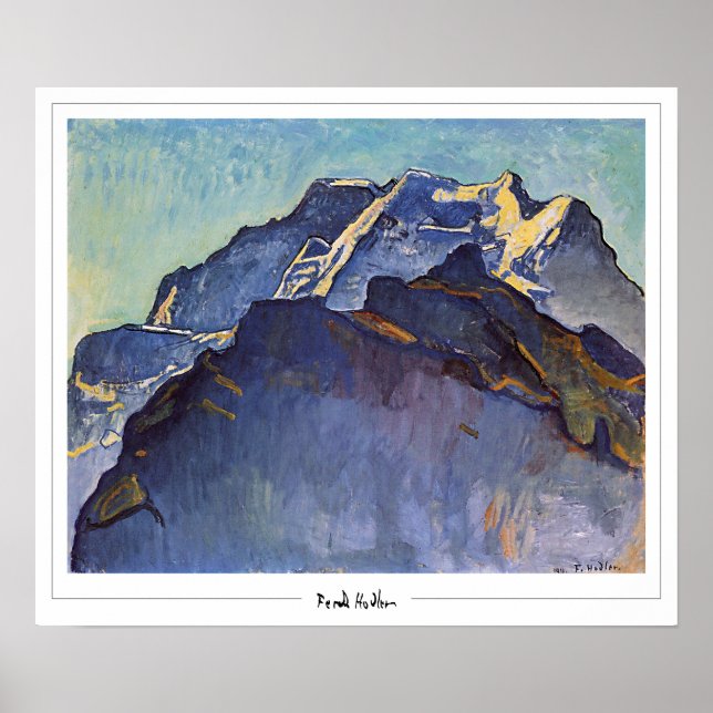 Poster d'art Ferdinand Hodler Zedign #5 (Devant)
