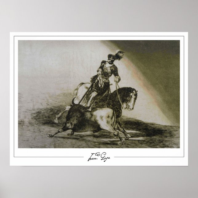 Poster d'art Francisco Goya Zedign #499 (Devant)