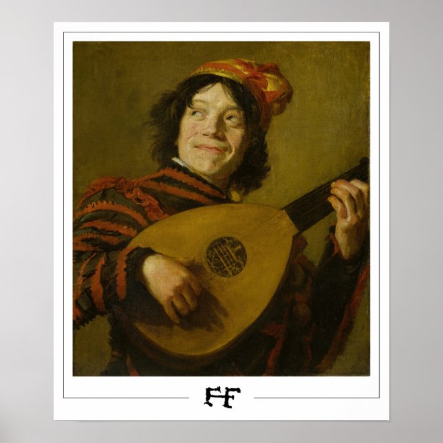 Poster d'art Frans Hals Zedign #1 (Devant)