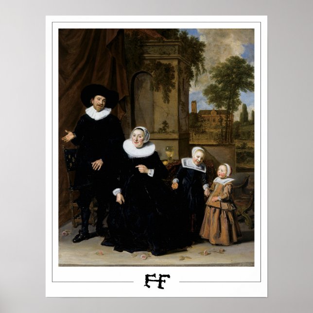Poster d'art Frans Hals Zedign #5 (Devant)