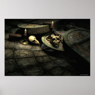 Poster d'art gothique du domaine des morts