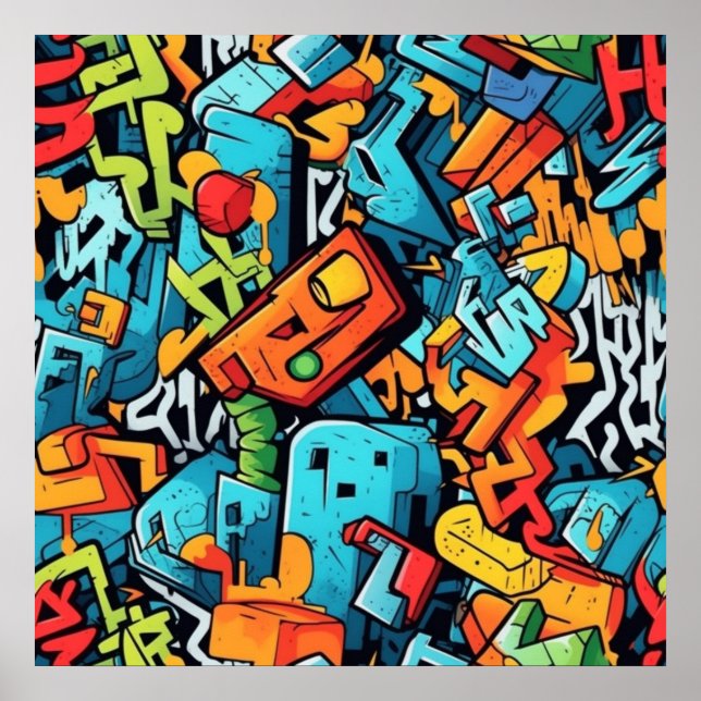 Poster d'art Graffiti (Devant)