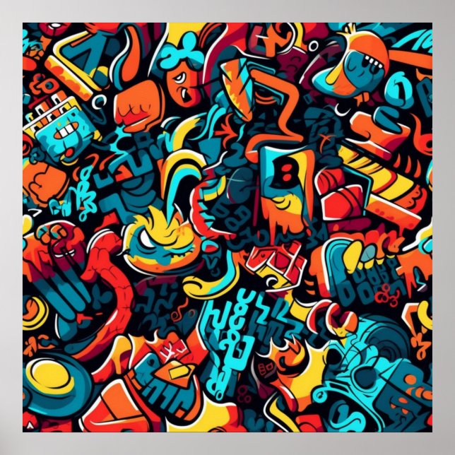 Poster d'art Graffiti (Devant)