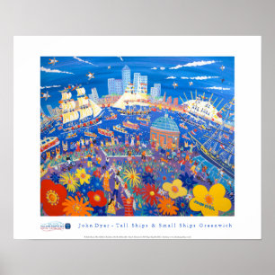 Poster d'art : Grands navires et petits navires Gr