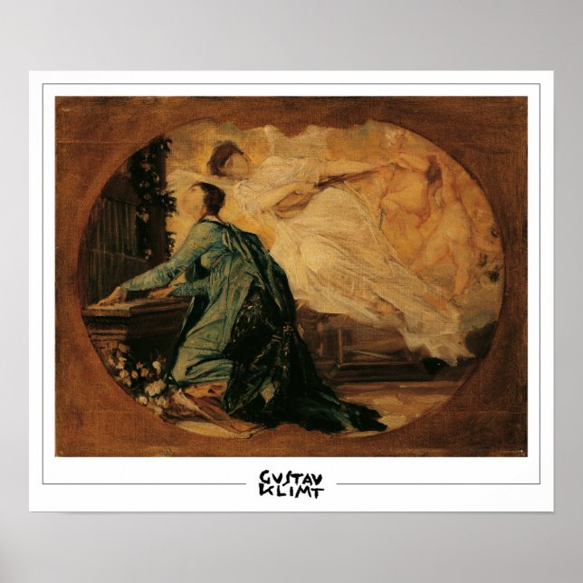 Poster d'art Gustav Klimt Zedign #11 (Devant)