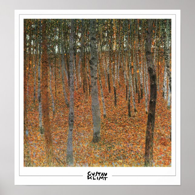 Poster d'art Gustav Klimt Zedign #467 (Devant)