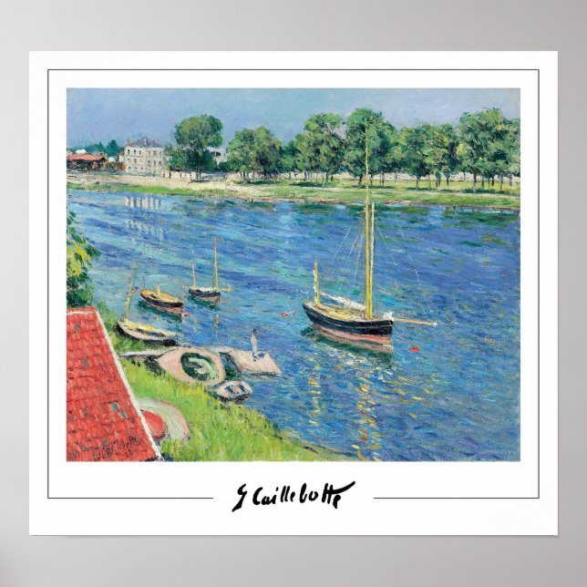Poster d'art Gustave Caillebotte Zedign #113 (Devant)