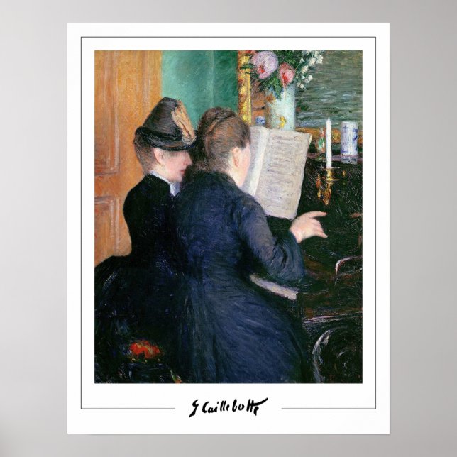 Poster d'art Gustave Caillebotte Zedign #207 (Devant)