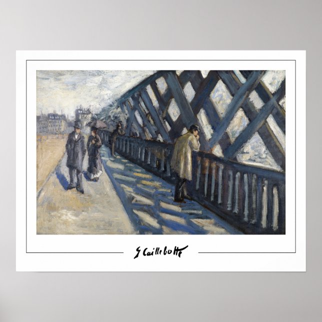 Poster d'art Gustave Caillebotte Zedign #298 (Devant)