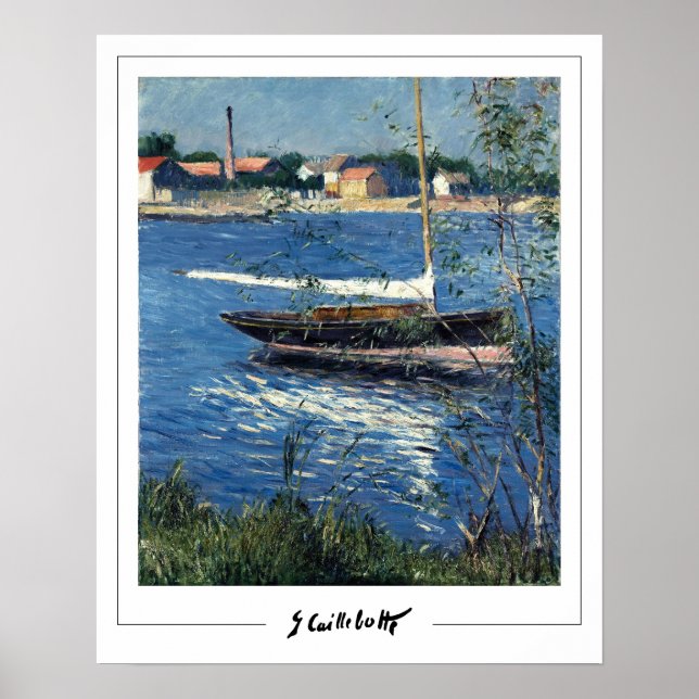 Poster d'art Gustave Caillebotte Zedign #8 (Devant)