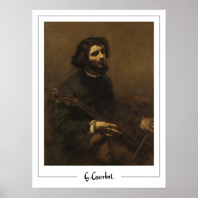 Poster d'art Gustave Courbet Zedign #245 (Devant)