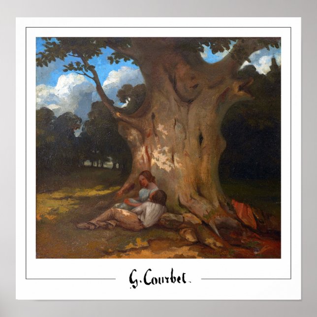 Poster d'art Gustave Courbet Zedign #35 (Devant)