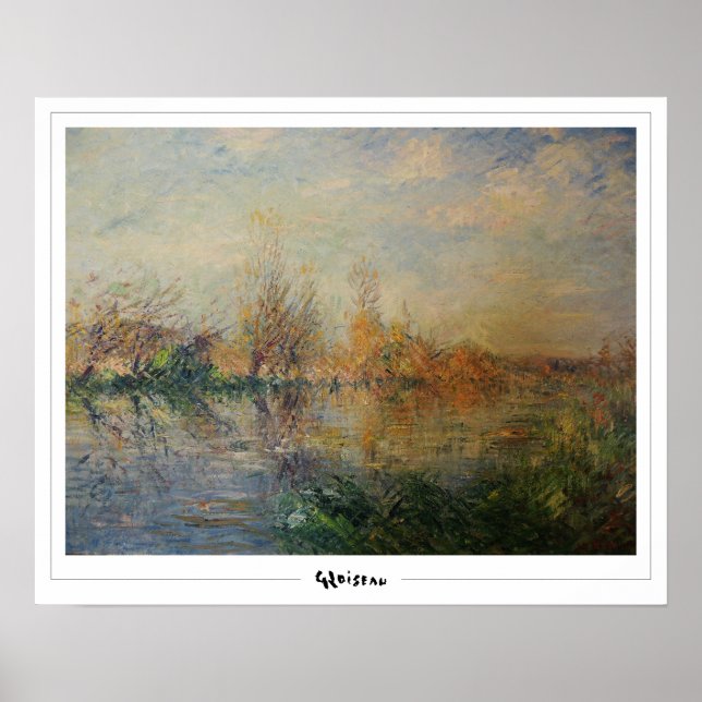 Poster d'art Gustave Loiseau Zedign #334 (Devant)