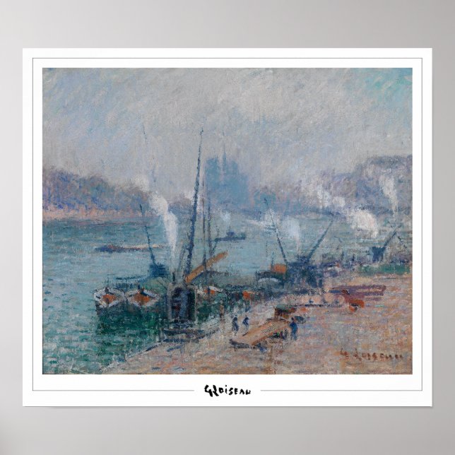 Poster d'art Gustave Loiseau Zedign #347 (Devant)