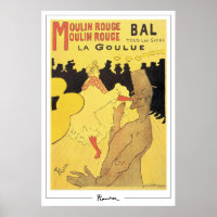 Poster d'art Henri de Toulouse-Lautrec Zedign #409