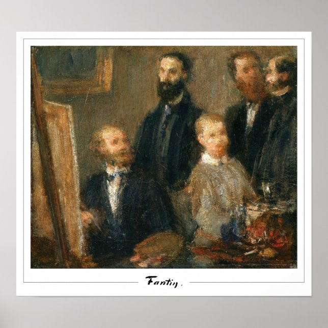 Poster d'art Henri Fantin-Latour Zedign #5 (Devant)