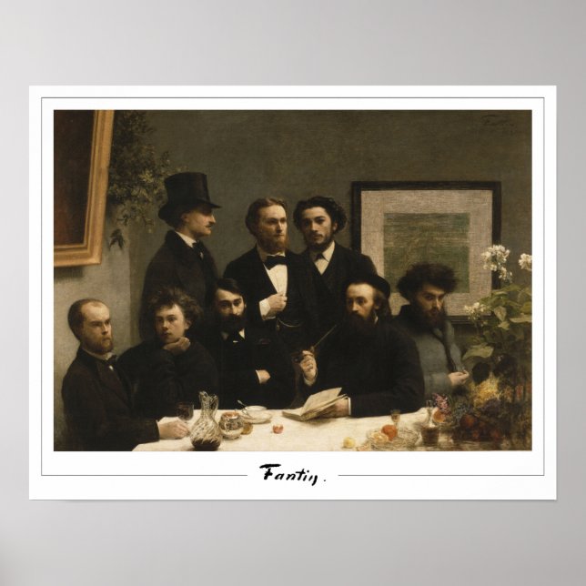 Poster d'art Henri Fantin-Latour Zedign #522 (Devant)