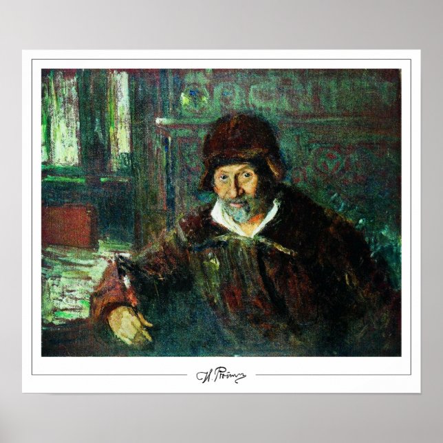 Poster d'art Ilya Repin Zedign #4 (Devant)