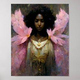 Poster d'art Imaginaire rose Fae 8
