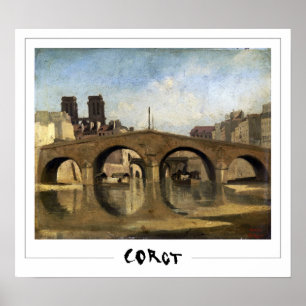 Poster d'art Jean-Baptiste-Camille Corot Zedign #1