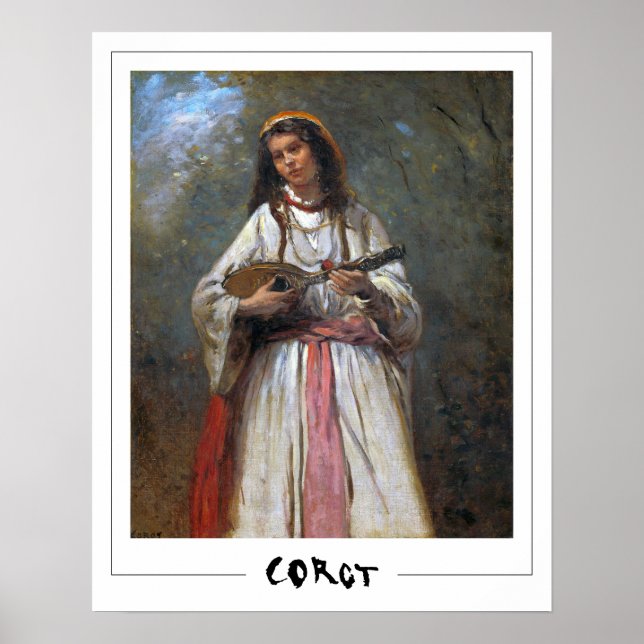 Poster d'art Jean-Baptiste-Camille Corot Zedign #1 (Devant)