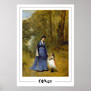 Poster d'art Jean-Baptiste-Camille Corot Zedign #2