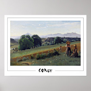 Poster d'art Jean-Baptiste-Camille Corot Zedign #3