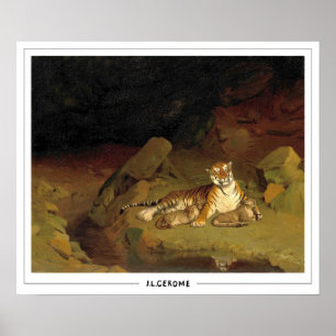 Poster d'art Jean-Léon Gérôme Zedign #218