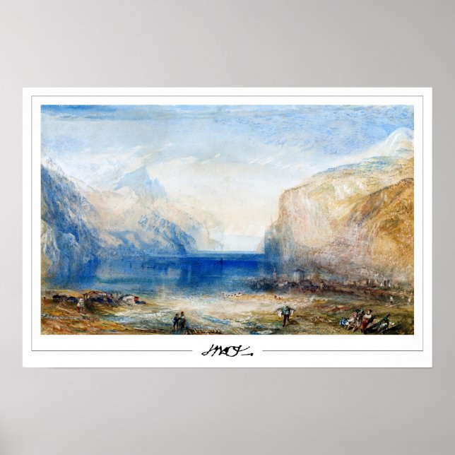 Poster d'art JMW Turner Zedign #12-2 (Devant)