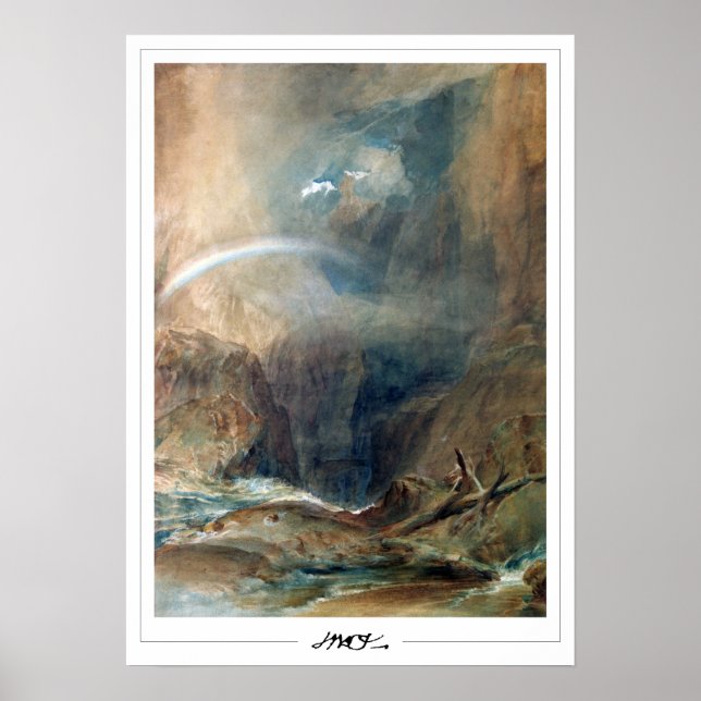 Poster d'art JMW Turner Zedign #1-3 (Devant)