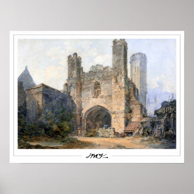 Poster d'art JMW Turner Zedign #24 (Devant)