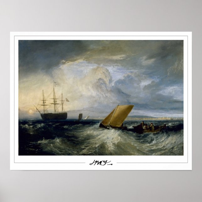 Poster d'art JMW Turner Zedign #30-3 (Devant)