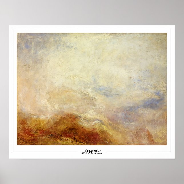 Poster d'art JMW Turner Zedign #36-2 (Devant)