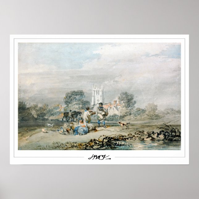 Poster d'art JMW Turner Zedign #408-3 (Devant)