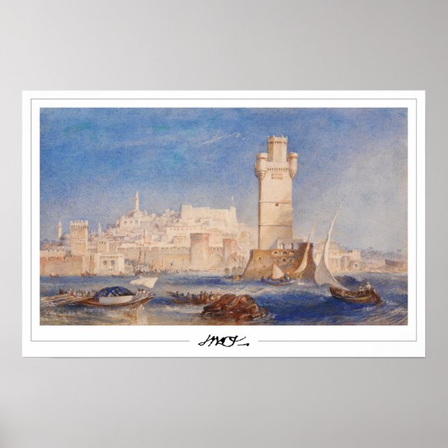 Poster d'art JMW Turner Zedign #44 (Devant)