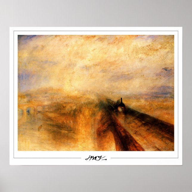 Poster d'art JMW Turner Zedign #469-3 (Devant)