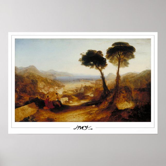 Poster d'art JMW Turner Zedign #8-3 (Devant)