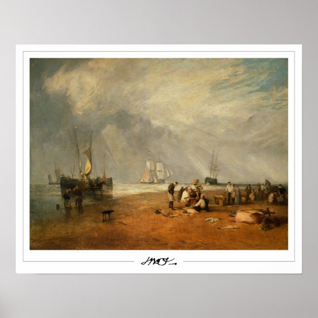 Poster d'art JMW Turner Zedign #9 (Devant)