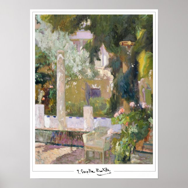 Poster d'art Joaquín Sorolla Zedign #16 (Devant)